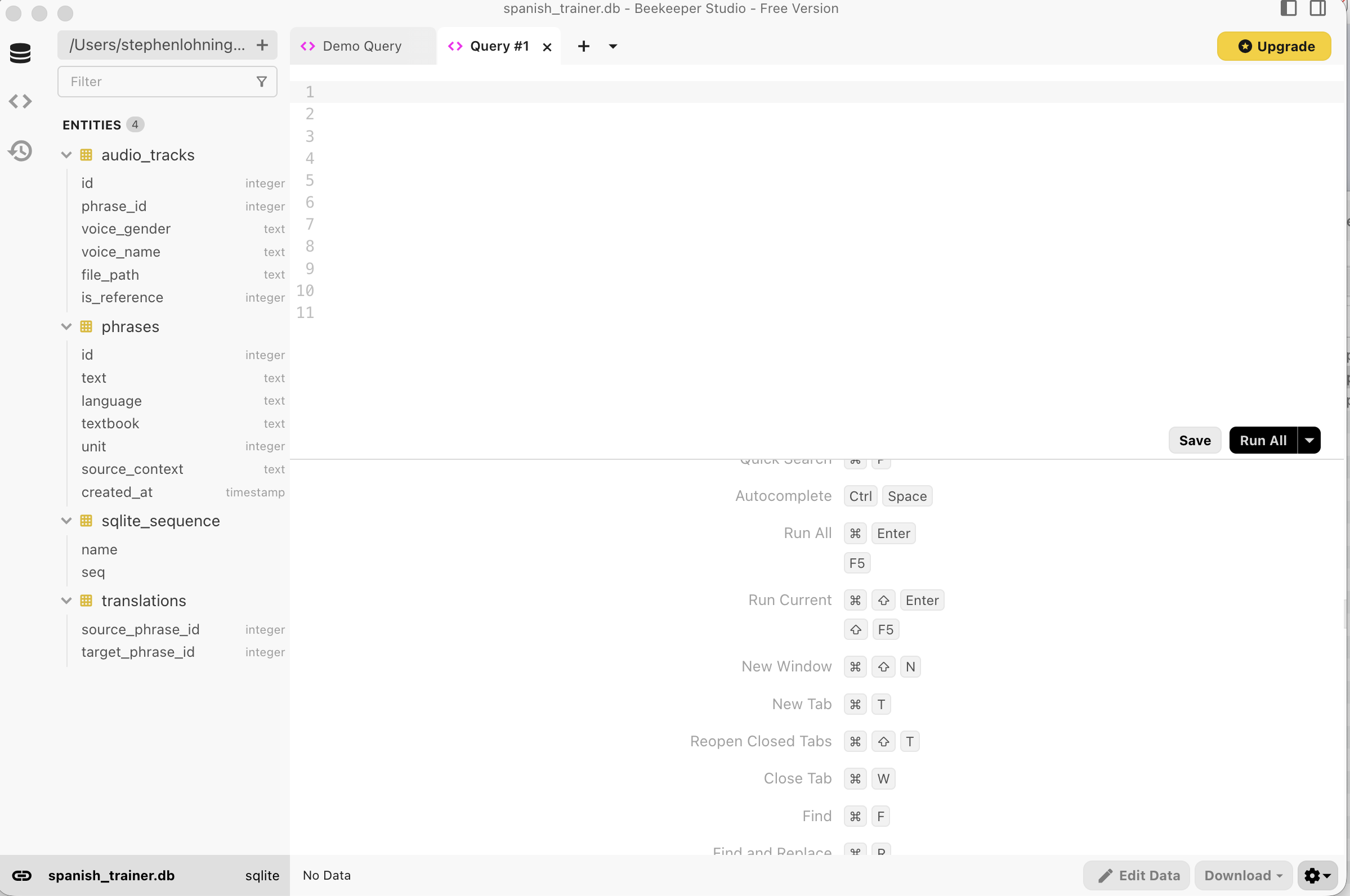 Bee Keeper Interface